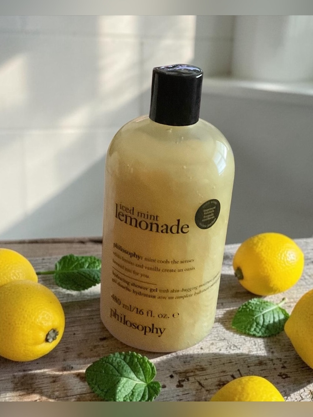 Philosophy Iced Mint Lemonade Hydrating Body Wash 🍋 16 fl oz.